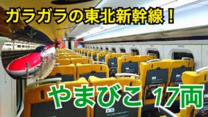 東北新幹線の空いてるオススメ便！17両編成のやまびこ号は空きすぎてすごい！【伊豆信州周遊旅】